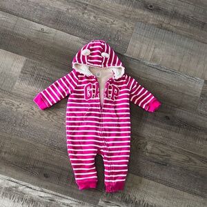 Baby Gap warm hooded onsie